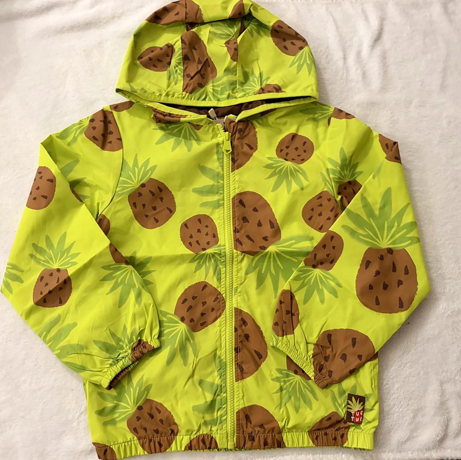 Coupe-vent Tuc Tuc à capuche – 8 ans 🍍 avec étiquette